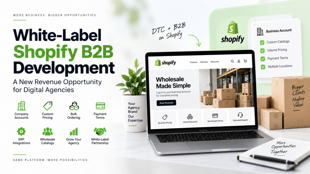 White-Label Shopify B2B Development: A New Revenue Opportunity for Digital Agencies